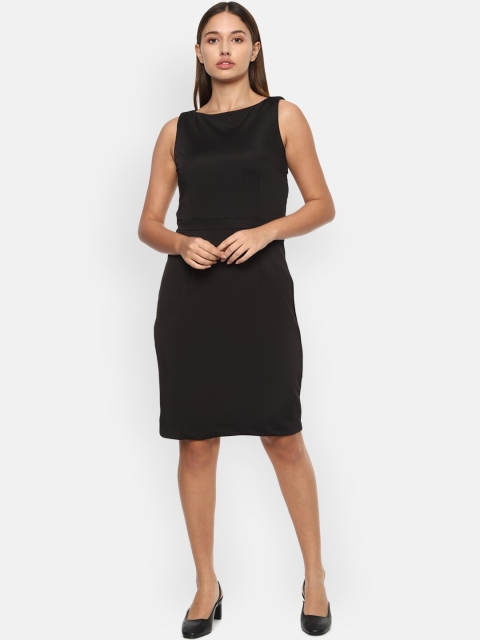 

Van Heusen Woman Black Sheath Dress
