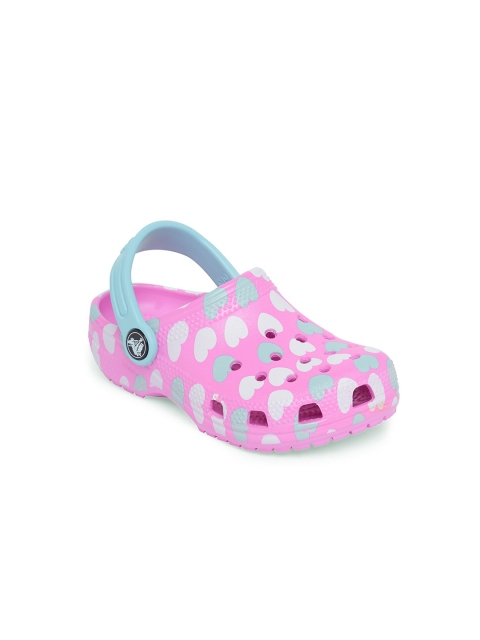 

Crocs Unisex Kids Pink & Blue Clogs
