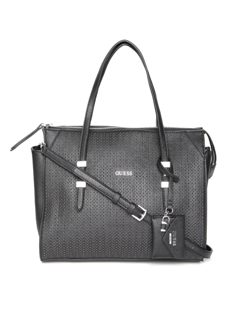 

GUESS Black Cut-Out Handbag with Sling Strap