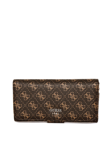 

GUESS Women Brown Printed Wallet