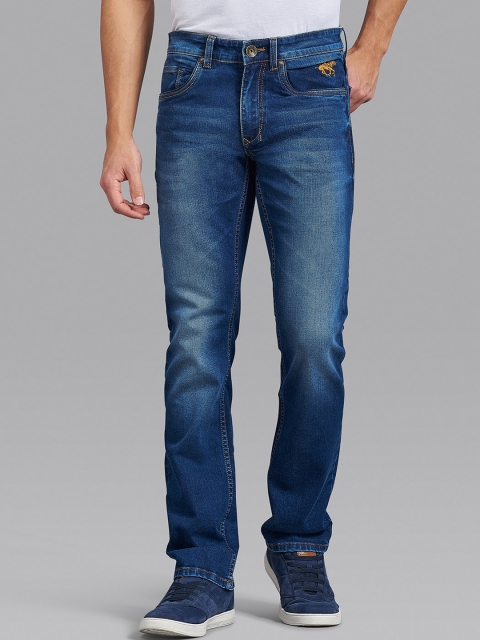 

Beverly Hills Polo Club Men Blue Slim Fit Heavy Fade Stretchable Jeans