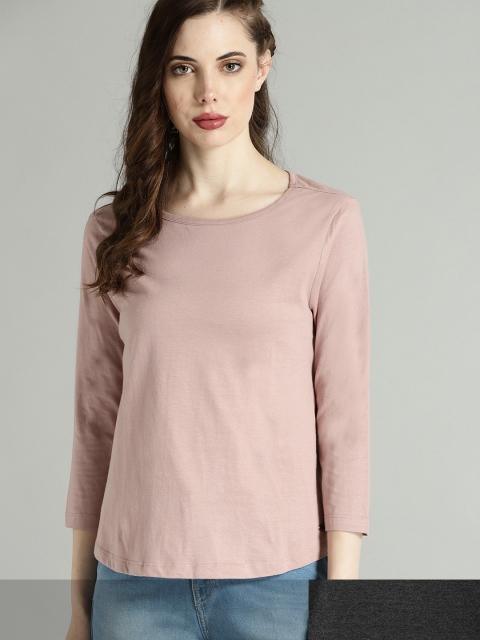 

Roadster Women Pack of 2 T-shirts, Rose