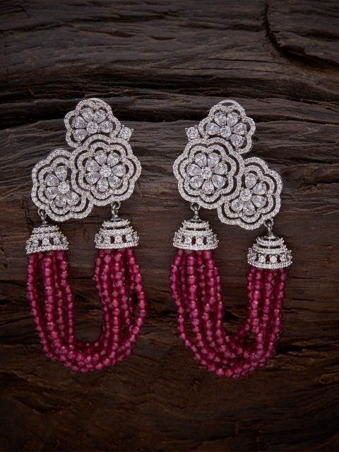 

Kushal's Fashion Jewellery Red Contemporary Drop Earrings