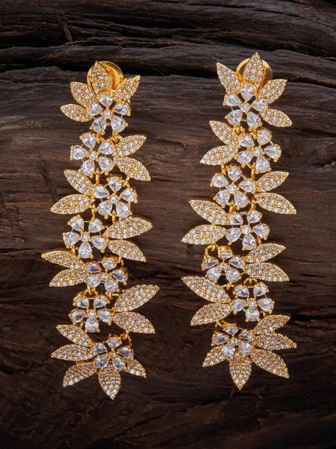 

Kushal's Fashion Jewellery White Contemporary Drop Earrings