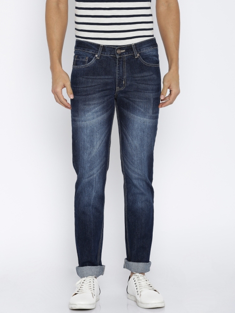 

American Crew Men Navy Jeans, Navy blue