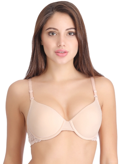 

Clovia Beige Medium-Coverage Push-Up Bra BR0808P2440B
