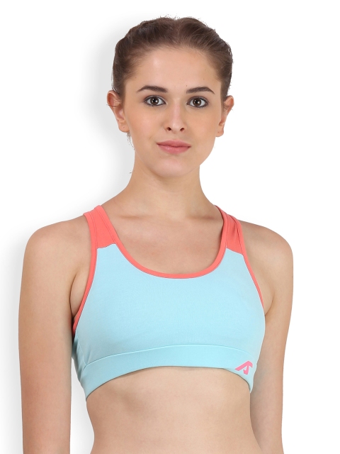 

Alcis Sea Green Sports Bra ALWTP141421