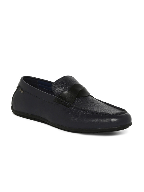

Lee Cooper Men Blue Leather Loafers