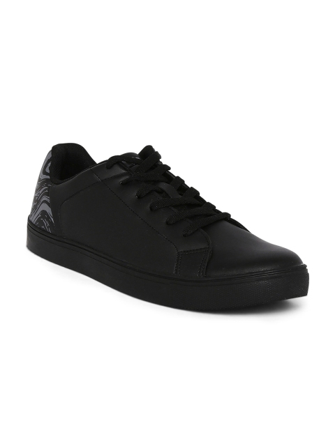 

Lee Cooper Men Black Printed PU Sneakers