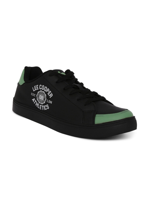 

Lee Cooper Men Black Printed PU Sneakers