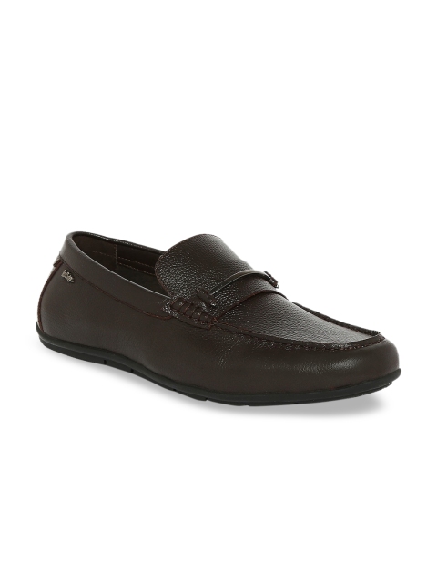 

Lee Cooper Men Brown Leather Loafers