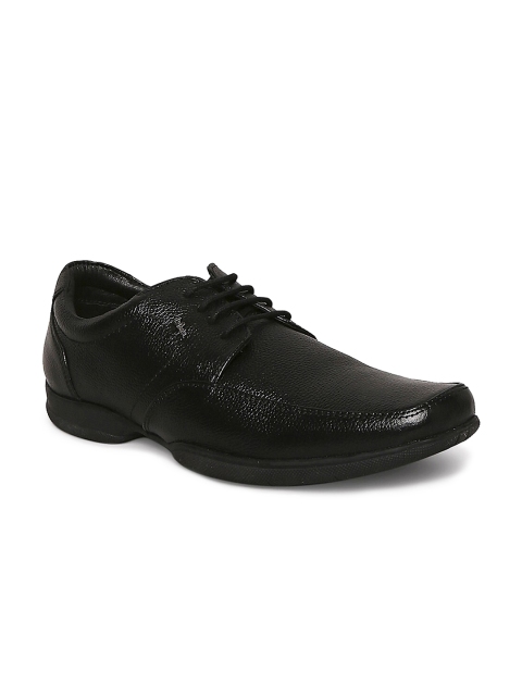 

Lee Cooper Men Black Textured Leather Formal Derbys