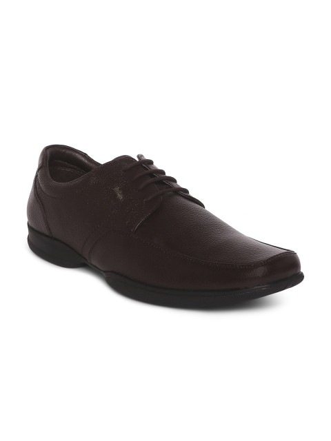 

Lee Cooper Men Brown Solid Leather Formal Derbys