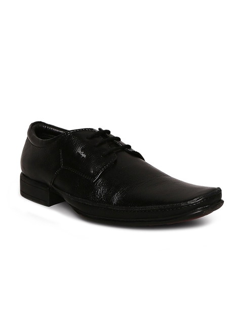 

Lee Cooper Men Black Textured Leather Formal Derbys