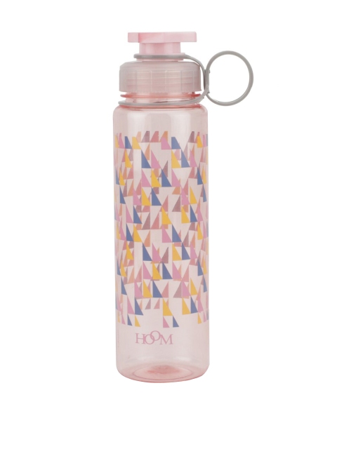 

HOOM Pink Printed Stainless-Steel 600ML Tritan Sipper Bottle