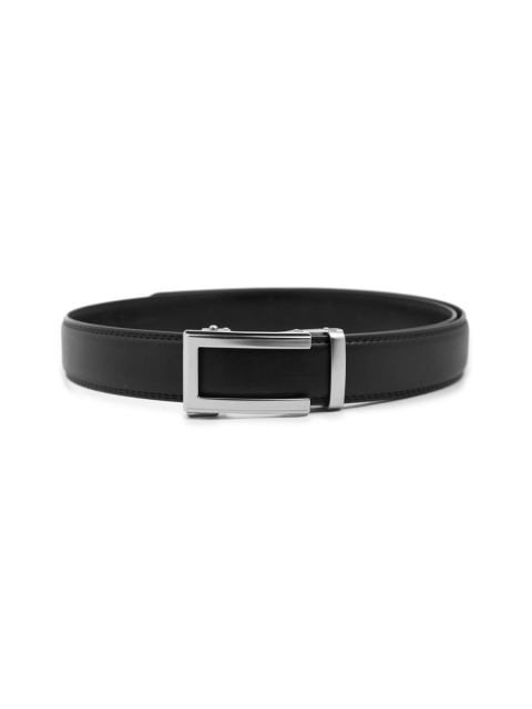 

ELOPPE Men Black Leather Belt