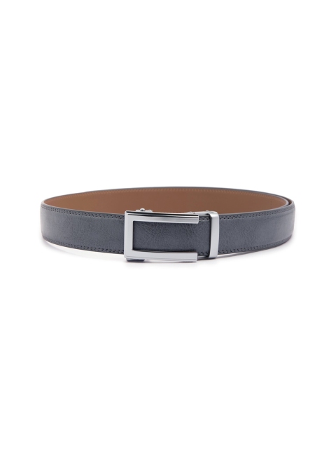 

ELOPPE Men Blue Textured Leather Belt