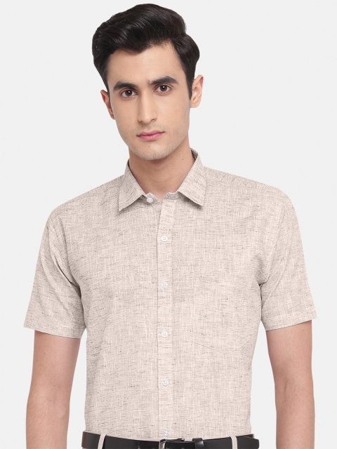 

GHPC Men Brown Modern Formal Shirt
