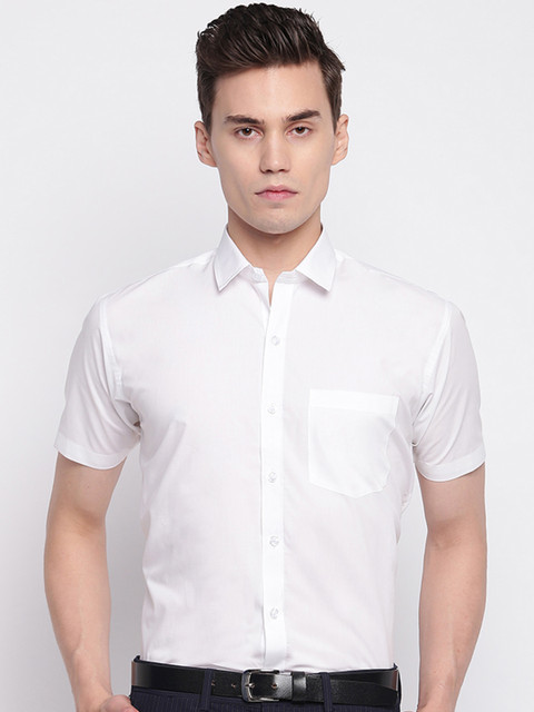 

GHPC Men White Relaxed Cotton Formal Shirt