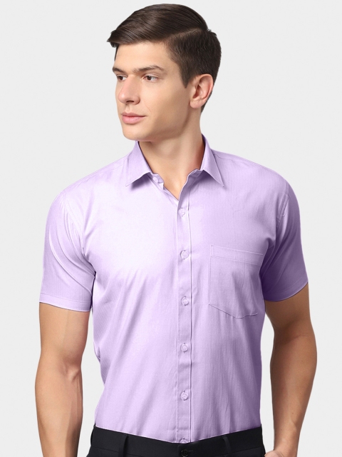 

GHPC Men Purple Formal Shirt