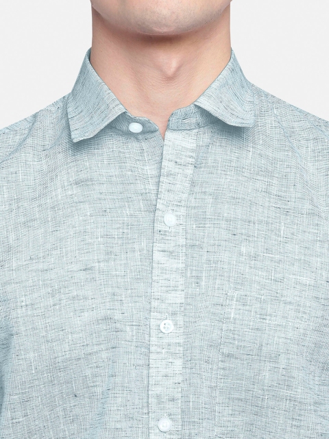 

GHPC Men Green Solid Premium Formal Shirt