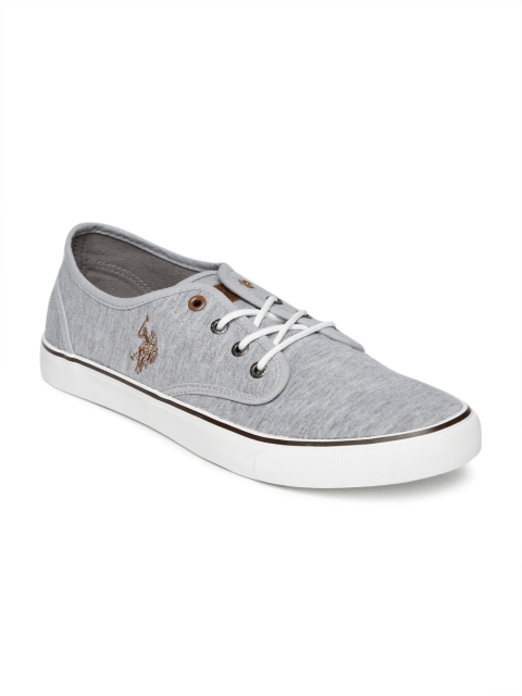 

U.S. Polo Assn. Men Grey Melange Sneakers