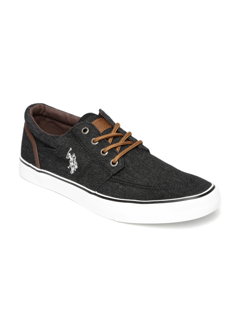 

U.S. Polo Assn. Men Black Sneakers