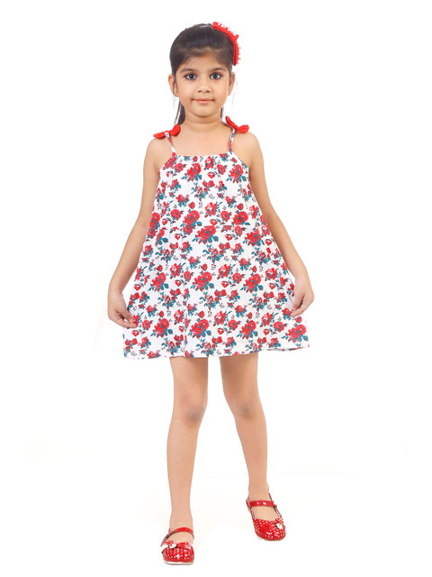 

TAMBOURINE Pink Floral A-Line Dress
