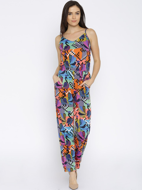 

Global Desi Multicoloured Printed Jumpsuit, Multi