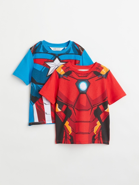 

H&M Boys Multi 2-pack printed T-shirts