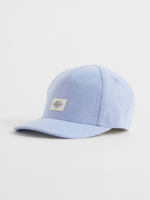 

H&M Blue Solid Cotton Cap