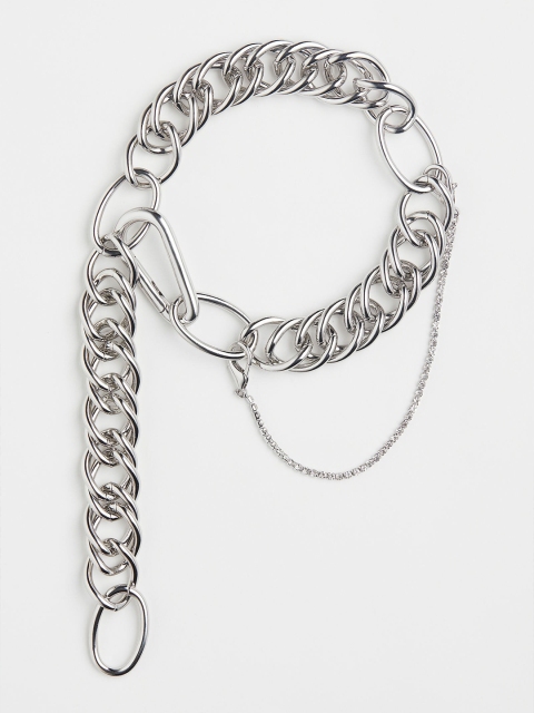 

H&M Silver-Toned Chunky Necklace