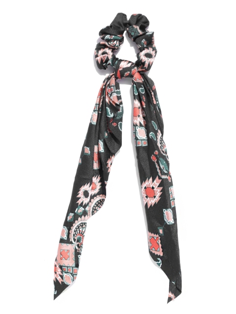 

Pipa Bella Women Black & Red Printed Contemporary Scarf Scrunchie