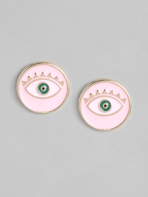 

Pipa Bella Pink Evil Eye Stud Earrings