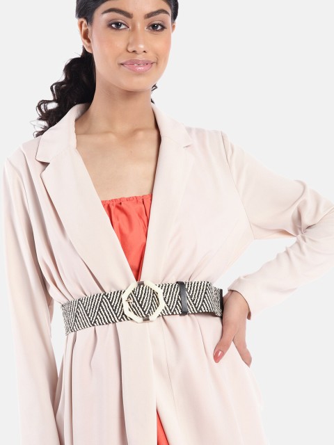 

Pipa Bella Women Black Striped Braided Belt