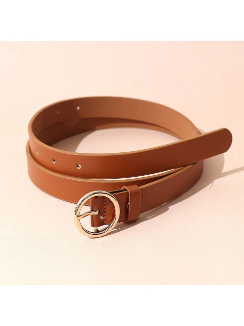 

Pipa Bella Women Brown Round Buckle