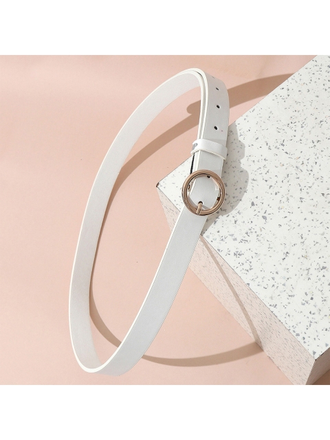 

Pipa Bella Women White Round Buckle