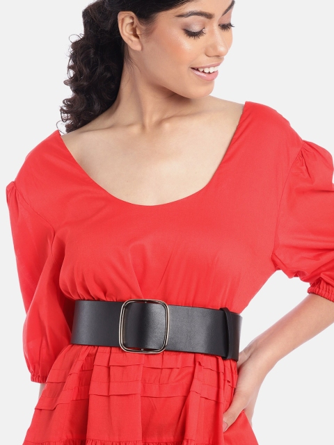 

Pipa Bella Women Black Buckle Belt
