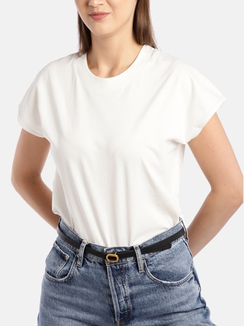 

Pipa Bella Women Black Pin Buckle Belt