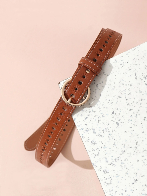 

Pipa Bella Women Brown Round Buckle