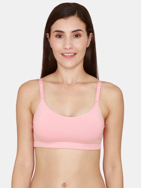 

Coucou by Zivame Pink Non Padded & Non Wired Solid Bra
