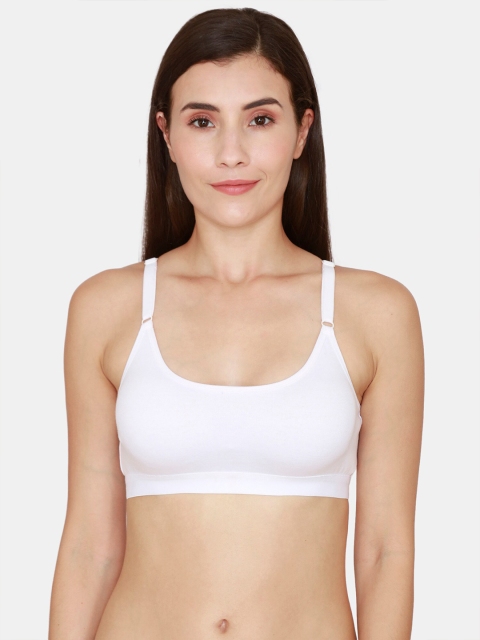 

Coucou by Zivame White Pure Cotton Beginners Bra