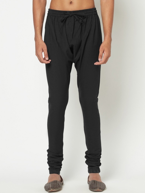 

Fabindia Black Cotton Zipper Churidar