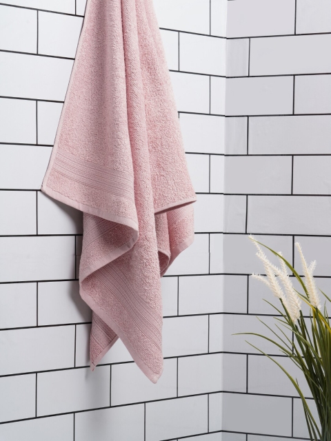 

CORE Designed by SPACES Peach Solid 400 GSM Pure Cotton Bath Towel