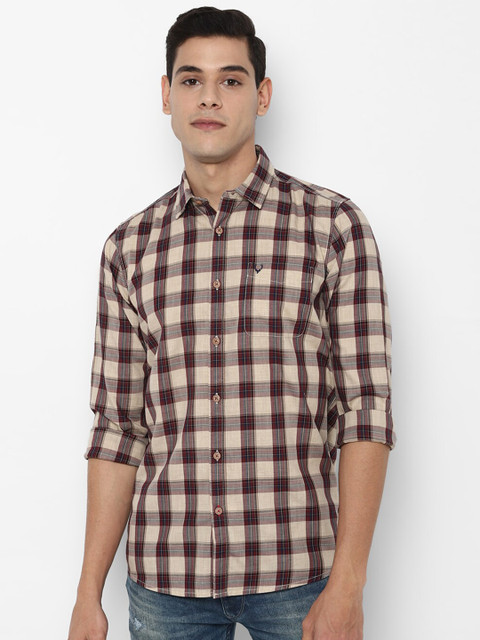 

Allen Solly Sport Men Maroon Buffalo Checks Checked Pure Cotton Casual Shirt