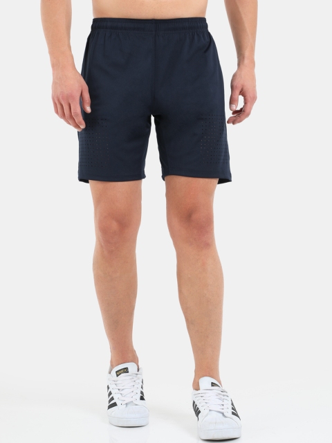 

Masculino Latino Men Navy Blue Regular Fit Rapid Dry Training or Gym Sports Shorts