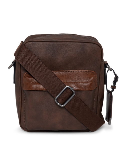 

ALDO Brown Structured Sling Bag