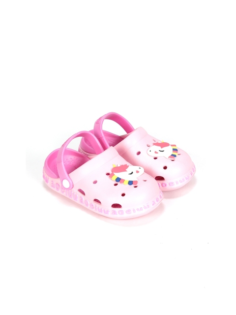 

Lil Lollipop Kids Pink Printed Rubber Clogs