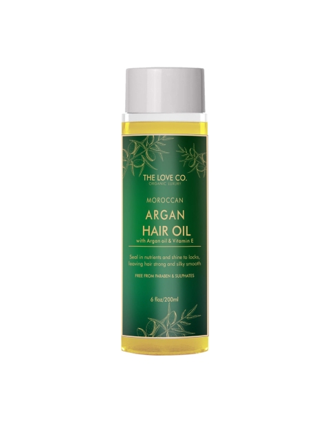 

THE LOVE CO. Moroccon Agran Herbal Hair Oil With Vitamin E Extracts - 200ml, Yellow