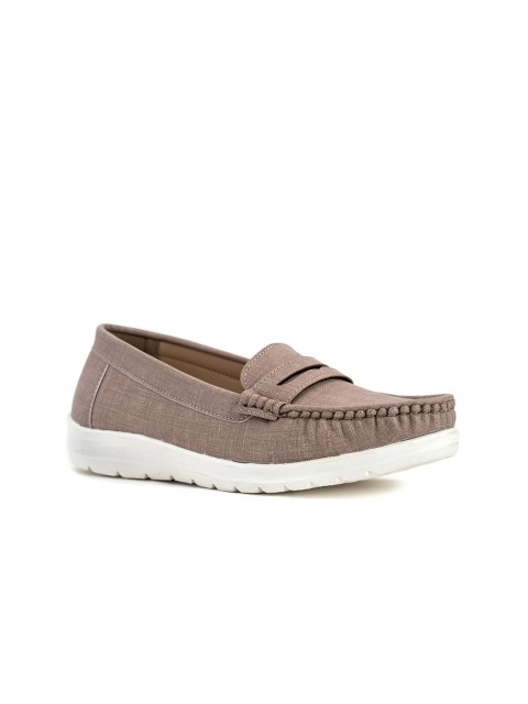 

Khadims Women Brown Loafers